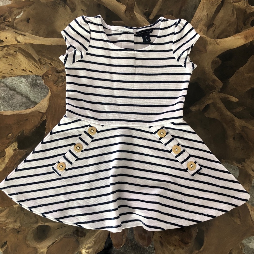 Tommy Hilfiger striped skater dress - toddler